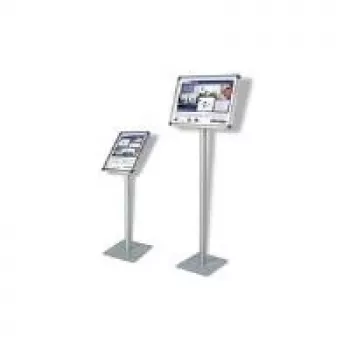 Informationsständer Franken BS0902 A3 Aluminium Silber
