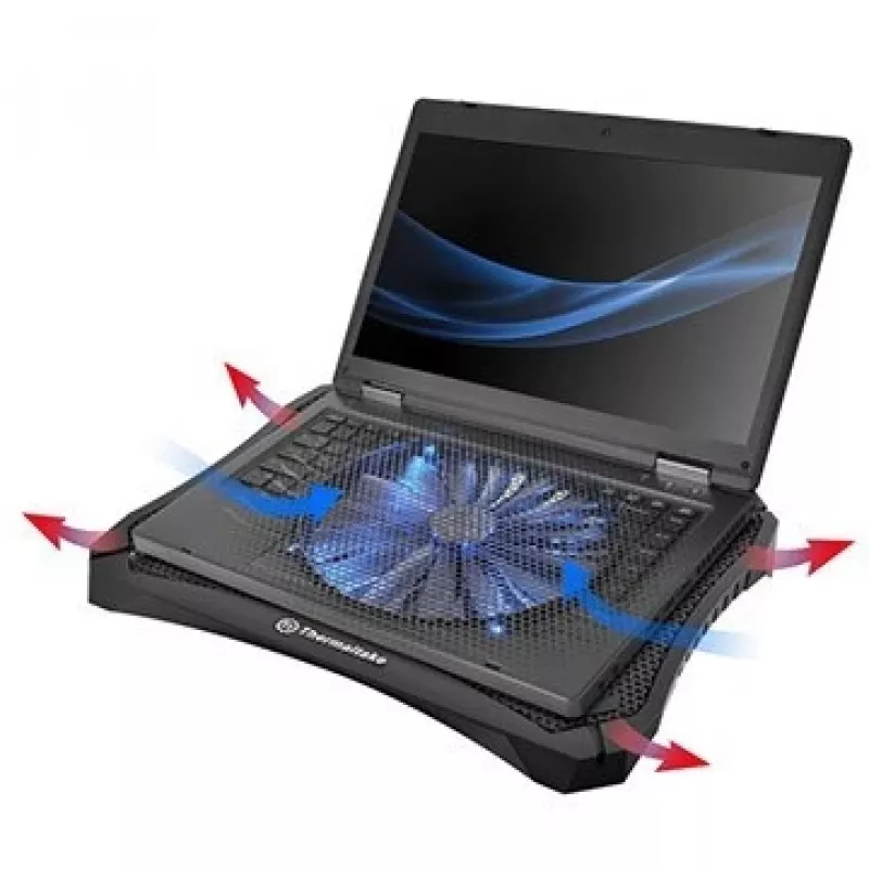Thermaltake Massive V20 Laptop-Kühlpad 43,2 cm (17 inch) Schwarz