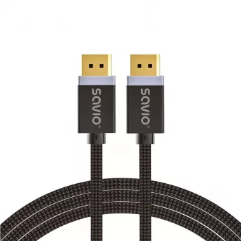 DisplayPort-Kabel Savio CL-165 1 m Schwarz