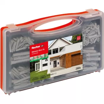 fischer 577159 Meister-Box XL Dübel-Sortimentsbox 290 Stück (577159)