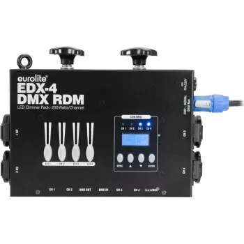 EUROLITE EDX-4 DMX RDM LED-Dimmerpack 4-Kanal 10 A
