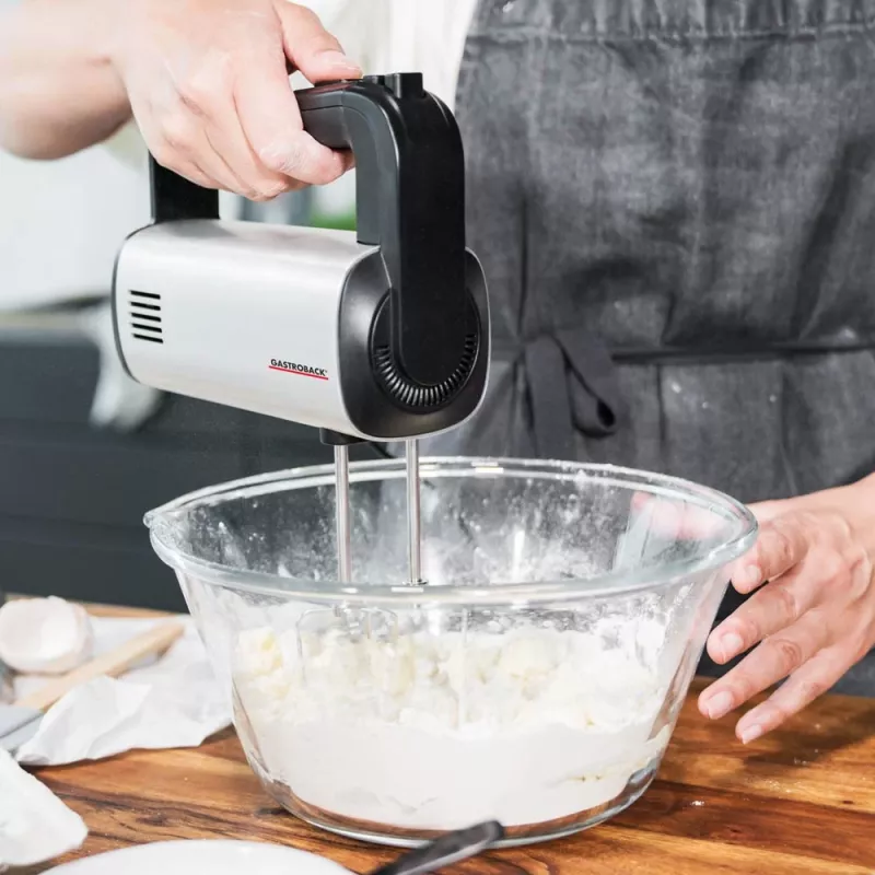 Küchenmaschine Gastroback Design Handmixer Pro Schwarz Silber