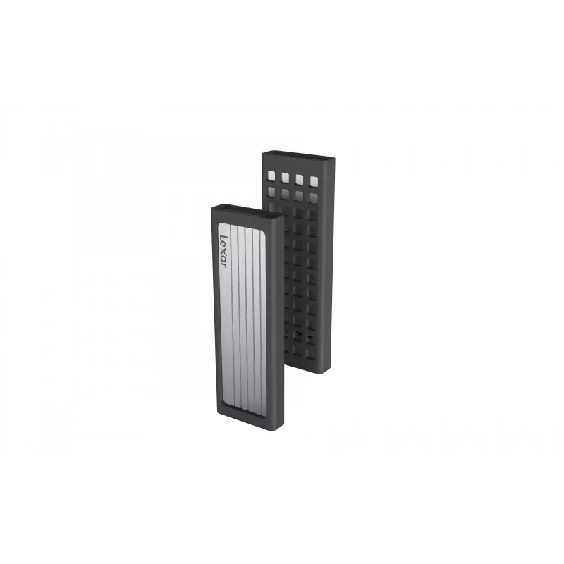 SSD-Gehäuse Lexar E6 Silber M.2, PCIe, USB 3.2 Gen 2 (10 Gbit/s), USB‑C, Aluminium, einzelnes M.2 bis zu 4 TB