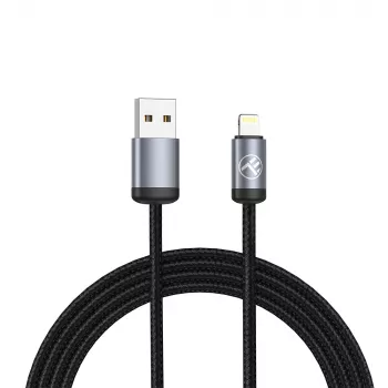 USB-auf-Lightning-Kabel Tellur TLL155761, 1 m, 3 A, schwarz