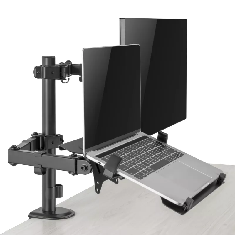 Monitor-Wandhalterung SBOX LCD-LM01-2 für 13–27 Zoll Bildschirme, max. Belastung 12 kg, VESA 100x100