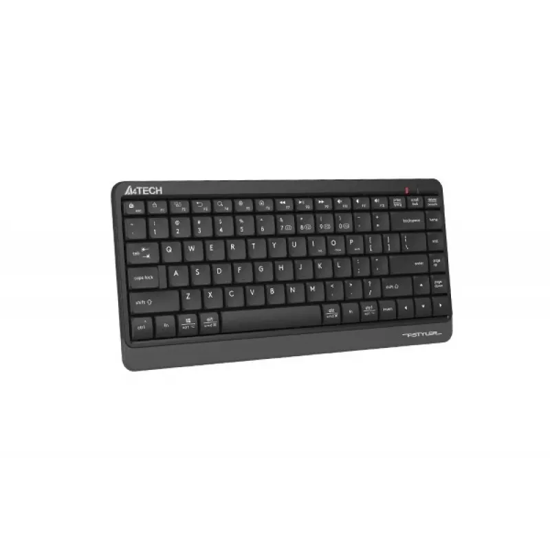 Drahtlose Tastatur A4Tech FSTYLER FBK11 2,4 GHz Bluetooth Grau – kompaktes Layout, kabelloser Dual-Modus