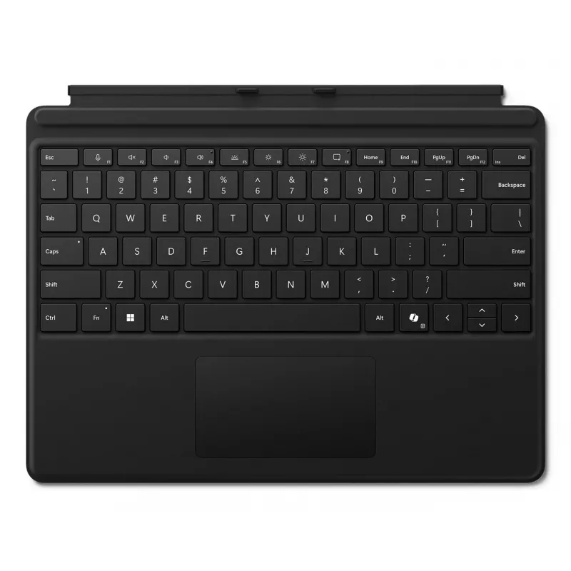 Microsoft Surface Pro Tastatur Deutsch Microsoft Cover-Anschluss Schwarz