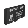 MicroSDHC-Speicherkarte PATRIOT PSF16GMDC10 — 16 GB, Class 10, UHS-I (U1), 80 MB/s, schwarz
