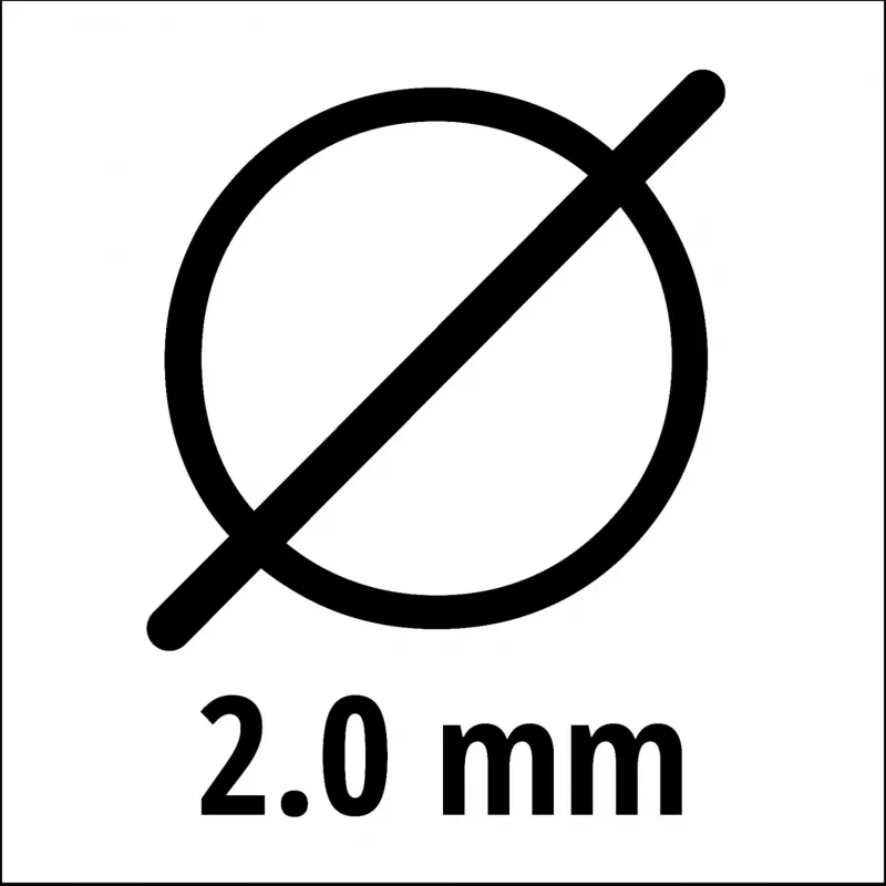 Trimmer-Schneidfaden EINHELL Super Cut Line 2,0 mm, Modell 3436653, 2,0 mm Durchmesser