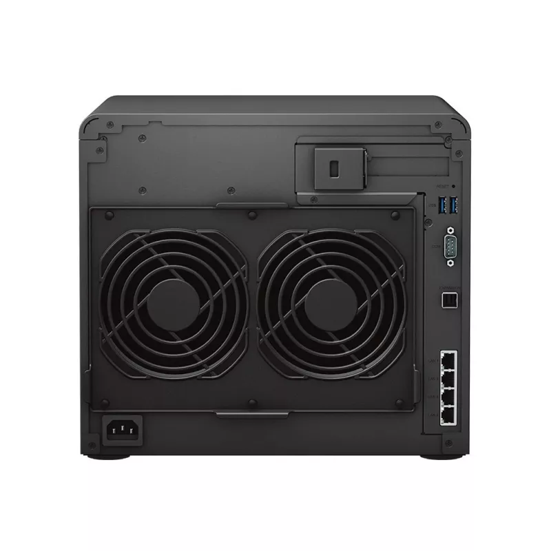 NAS Synology DS2422+; Tower; 12x (3,5 SATA HDD/2,5 SATA HDD/2,5 SATA SSD); AMD Ryzen V1500B;,4 GB DDR4 (max. 32GB),4 x 1GbE RJ-45