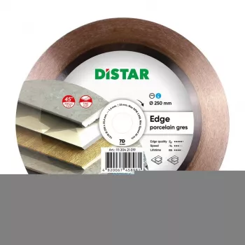 Diamant-Trennscheibe Distar 1A1R 250x1,4x25x25,4 Edge für Trockenschnitt
