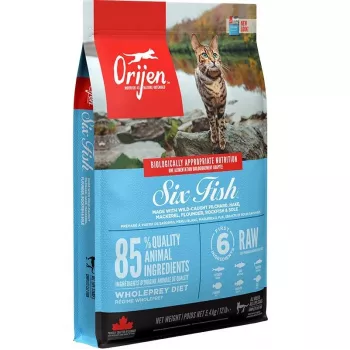 ORIJEN Six Fish Cat - Trockenfutter für Katzen - 5,4kg