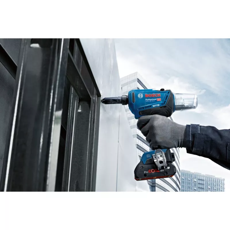 Bosch 0 601 9K5 001 power rivet tool Schwarz, Grün 3,2,4,4,8,5,0,5,6 mm 16000 kN