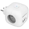 Steckdosenleiste QOLTEC 52548 mit 3× AC-Steckdosen und USB-Anschluss