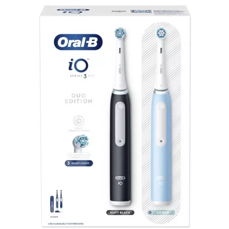 Oral-B iO3 Series elektrische Zahnbürste, schwarz