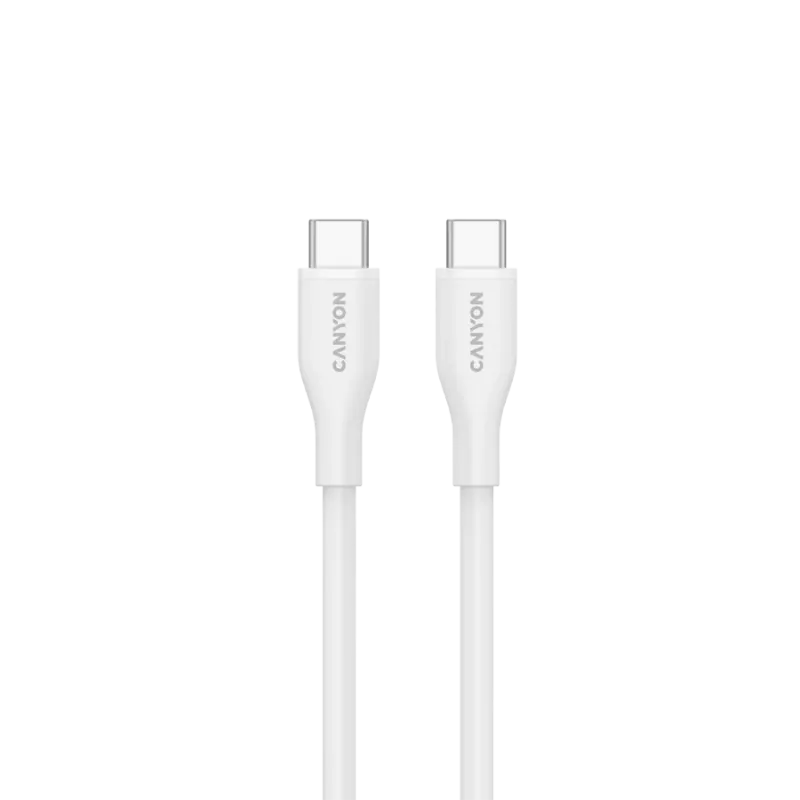 CANYON Kabel CC60SC10 C-C 60W 1m Silikon Weiß