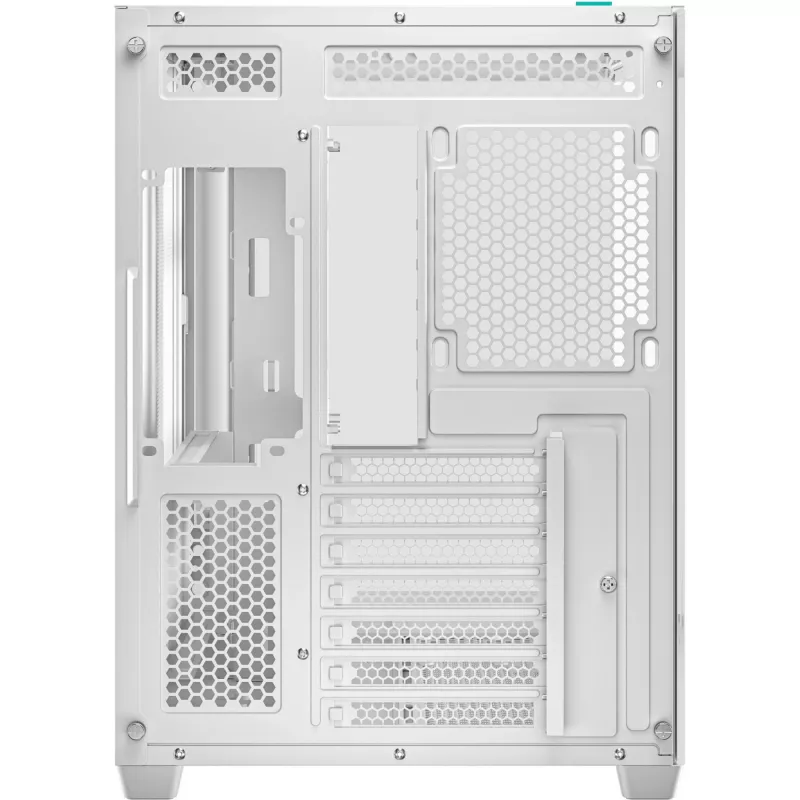PC-Gehäuse DeepCool CG530 WH Midi Tower – ATX/Micro ATX/ITX, gehärtetes Glas, 2×3,5-Zoll- + 3×2,5-Zoll-Schächte, unterstützt GPUs bis 410 mm