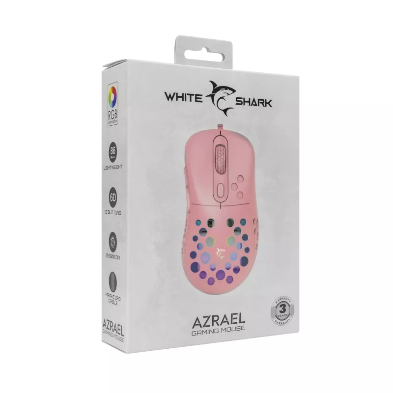 Maus White Shark GM-5013 Azrael Pink USB