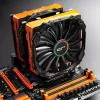 Computer-Kühlungssystem-Zubehör Cryorig CR-CCO — ABS orange, kompatibel mit R1 Universal/R1 Ultimate, 140×23×131 mm
