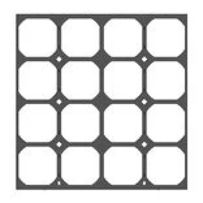 Lüfterrahmen für Radiator Watercool MO-RA IV 600 für 140-mm-Lüfter, schwarz