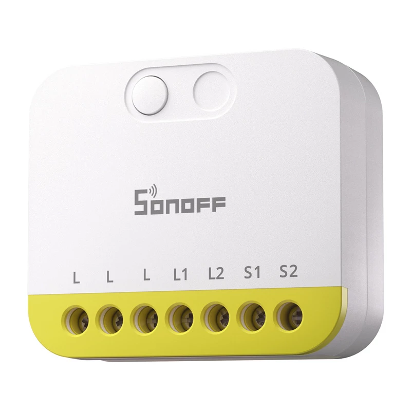 Zweikanal-Mini-Schalter ohne N Sonoff MINI-ZB2GS-L ZigBee