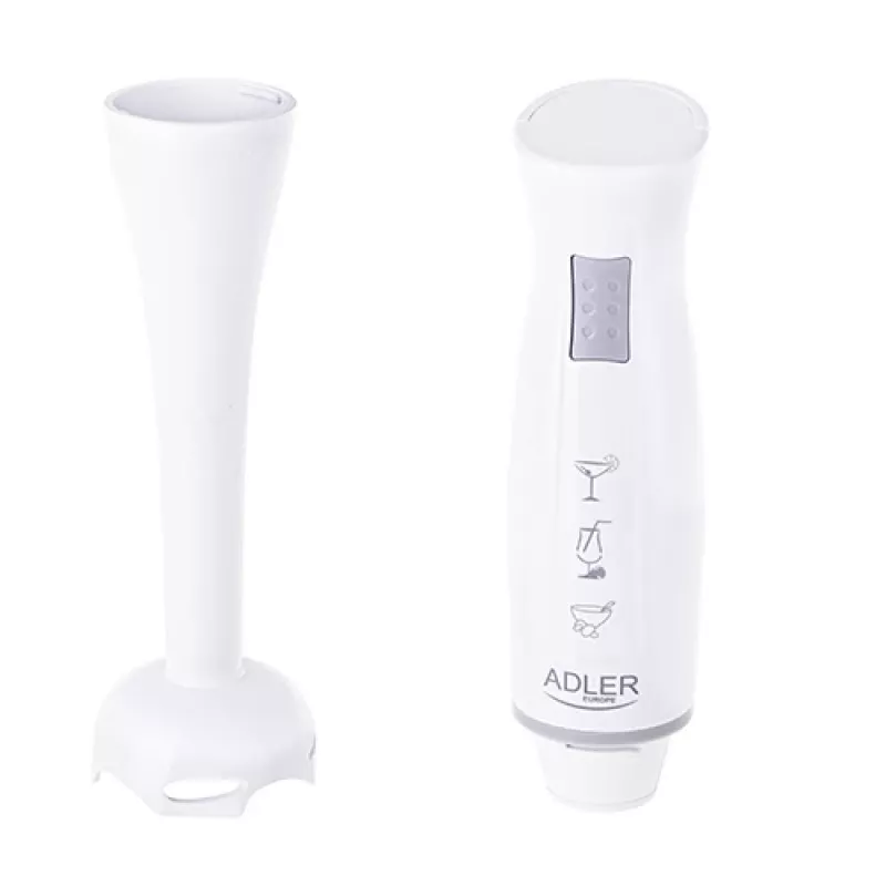 Adler | Handmixer | AD 4622 | Stabmixer | 200 W | 1 Geschwindigkeitsstufe | Weiß