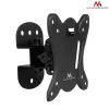 Wandhalterung MACLEAN MC-670 — verstellbar, bis zu 20 kg, VESA 100x100, für 13–27-Zoll-Monitore, schwarz