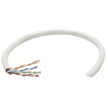 Intellinet Netzwerk Cat5e Bulk-Kabel, 24 AWG, Massivdraht, 305 m, Grau, CCA, U/UTP, Box