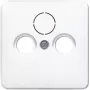 Satelliten-/TV-/Radio-Wandanschlussdose JUNG CD 561 SAT WW Weiß, Thermoplast, SAT+TV+Radio-Dose