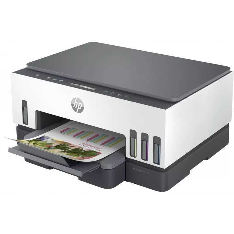 Multifunktionsdrucker HP Smart Tank 720 — Thermotintenstrahl, Farbe, A4, Wi‑Fi, Duplex, 4800x1200 dpi