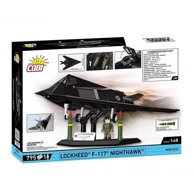 Lockheed F-117 Nighthawk Modellbausatz (1:48 Maßstab)