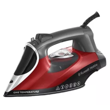 Russell Hobbs 25090-56 Bügeleisen Trocken- & Dampfbügeleisen Keramiksohle 2600 W Schwarz, Grau, Rot