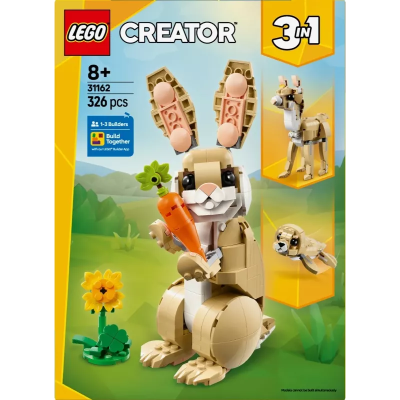 LEGO CREATOR 3 IN 1 31162 Cute Bunny