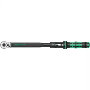 Wera Click-Torque C 3, 1/2 Zoll Drehmomentschlüssel mit Umschaltknarre, 40 Nm - 200 Nm