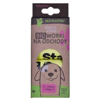 STARCH BAG - Kotbeutel für Hunde - 8 x 15