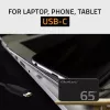 QOLTEC Ladegerät 65W GaN Super Fast schlank PD 5-20V 3,25A USB-C