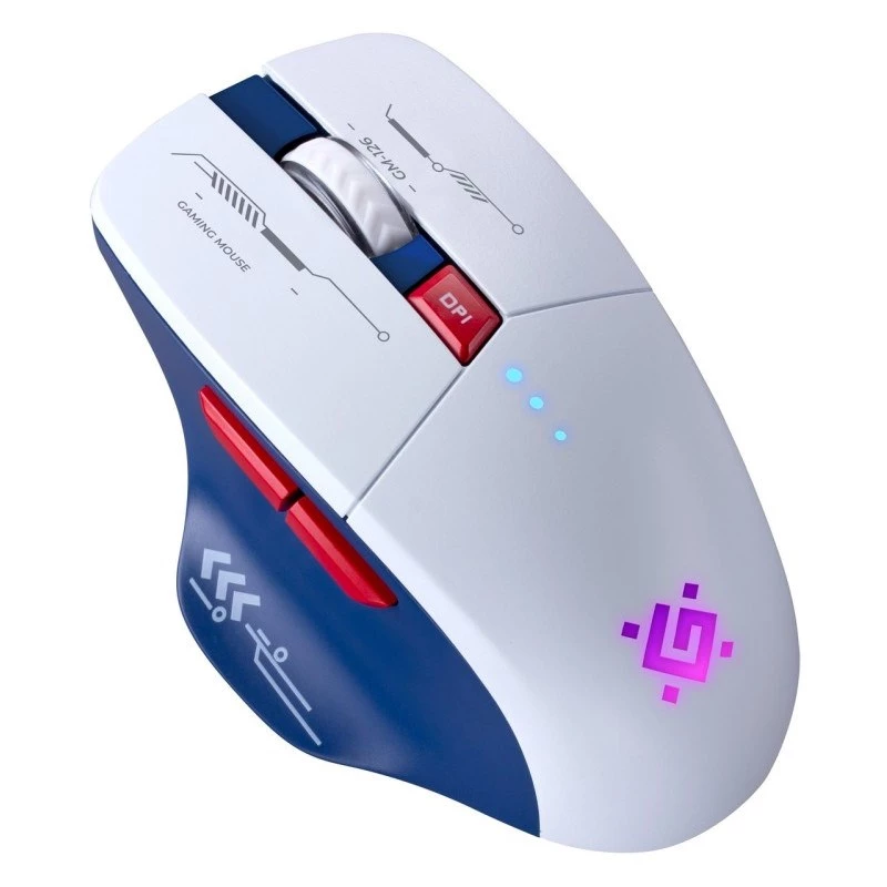 Maus DEFENDER GM-126 TISA RF+BT OPTIC 1600dpi 6P WEISS
