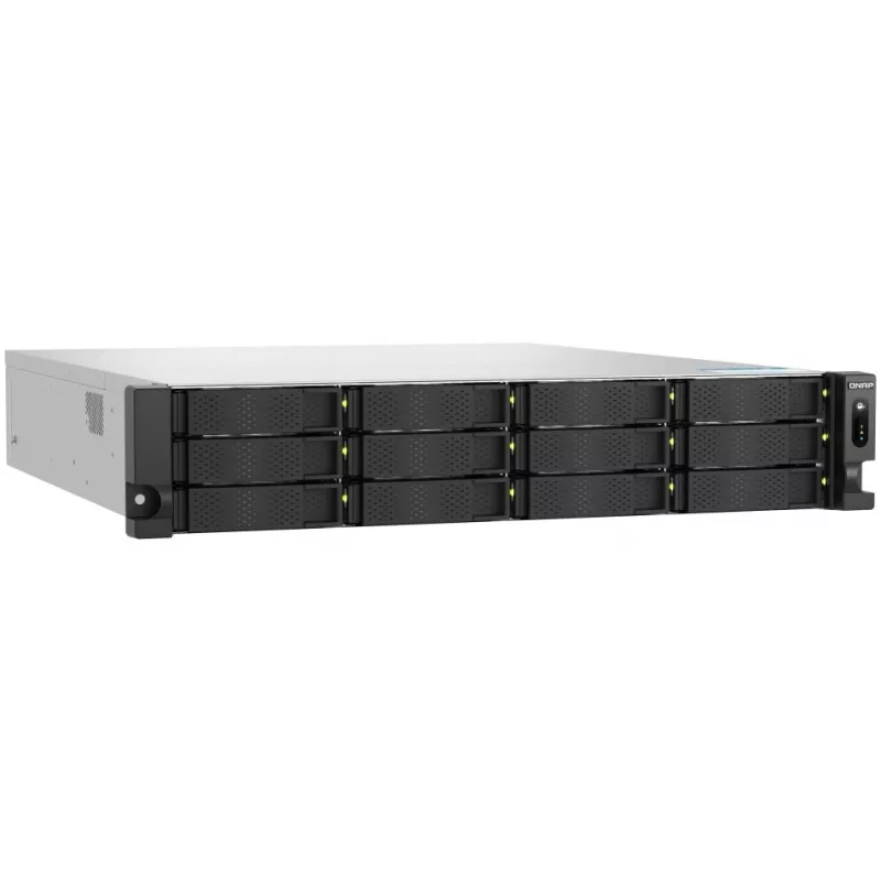QNAP TS-H1277AXU-RP NAS Rack (2U) AMD Ryzen™ 5 16 GB DDR5 0 TB QuTS hero Schwarz