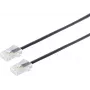 S/CONN 3m RJ45 Schwarz Transparent ShiverPeaks