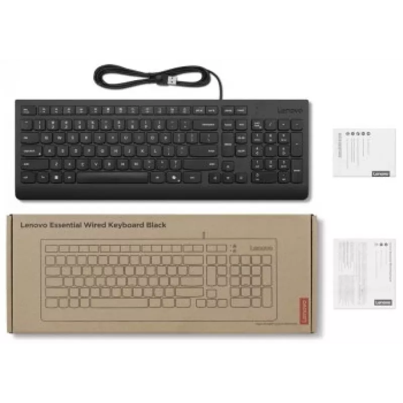 LENOVO Essential Wired Keyboard AI Litauisch (LT)