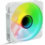 Gehäuselüfter Sharkoon SHARK Mirror RGB PWM REVERSE 120 mm Weiß, 500–1500 U/min, 99,52 m³/h, FDB