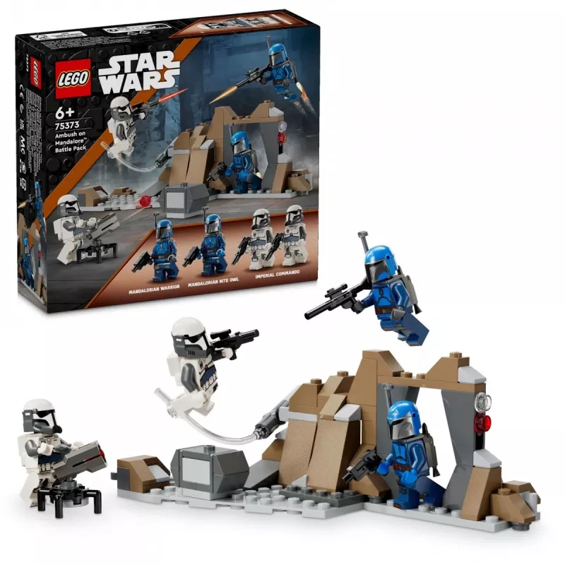 Konstruktionsspielzeug LEGO Star Wars Ambush on Mandalore Battle Pack 75373 — 4 Minifiguren, 109 Teile, Alter 6+