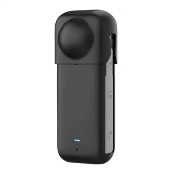 Silikon-Schutzhülle Puluz für Insta360 X4 — schwarz, robustes Design
