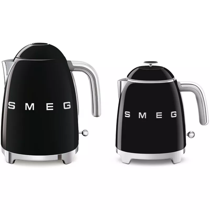 SMEG Wasserkocher (KLF05BLEU) mini 0,8L schwarz