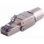 Kabelstecker RJ-45 Schwarz ShiverPeaks BS08-45006 Stecker
