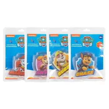 Hot/Cold Gel-Kompressen-Set Paw Patrol, 4 Stk. – wiederverwendbare Gelpads für Kälte- oder Wärmetherapie