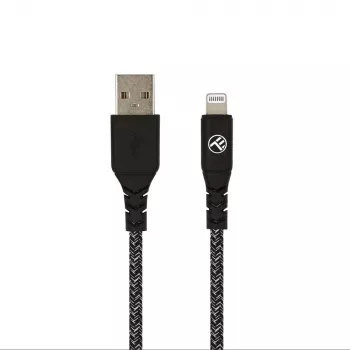 USB-auf-Lightning-Datenkabel Tellur TLL155481 2,4 A 1 m Nylon Schwarz