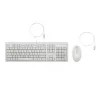 HP 225 G2 USB Kabelgebundenes Maus-Tastatur-Kombo, Copilot-Taste – Cashmere White – ESTNISCH
