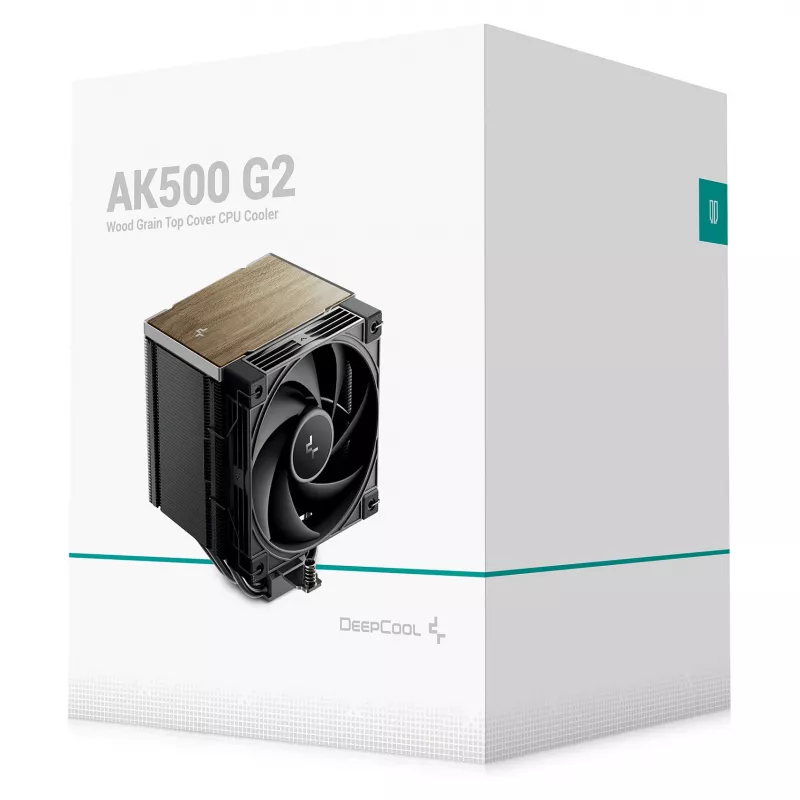 Luftkühler DeepCool AK500 G2, 120-mm-Lüfter, max. Luftdruck 3,33 mmH2O, 117×129×159 mm, schwarz