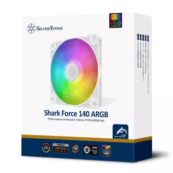 Kühllüfter SILVERSTONE SST-SF140W-ARGB 140 mm mit ARGB-Beleuchtung